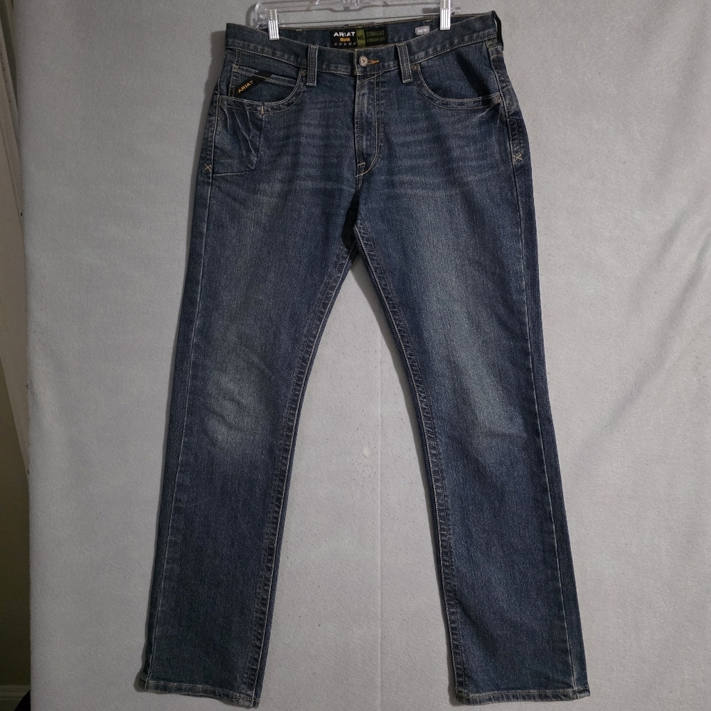 NWOT Ariat M5 Straight Durastretch Edge Stackable Straight Leg Jeans Size 35x36